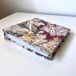 Once Upon a Rose Raymond Waites Floral Fabric Photo Album Holds 200 Photos